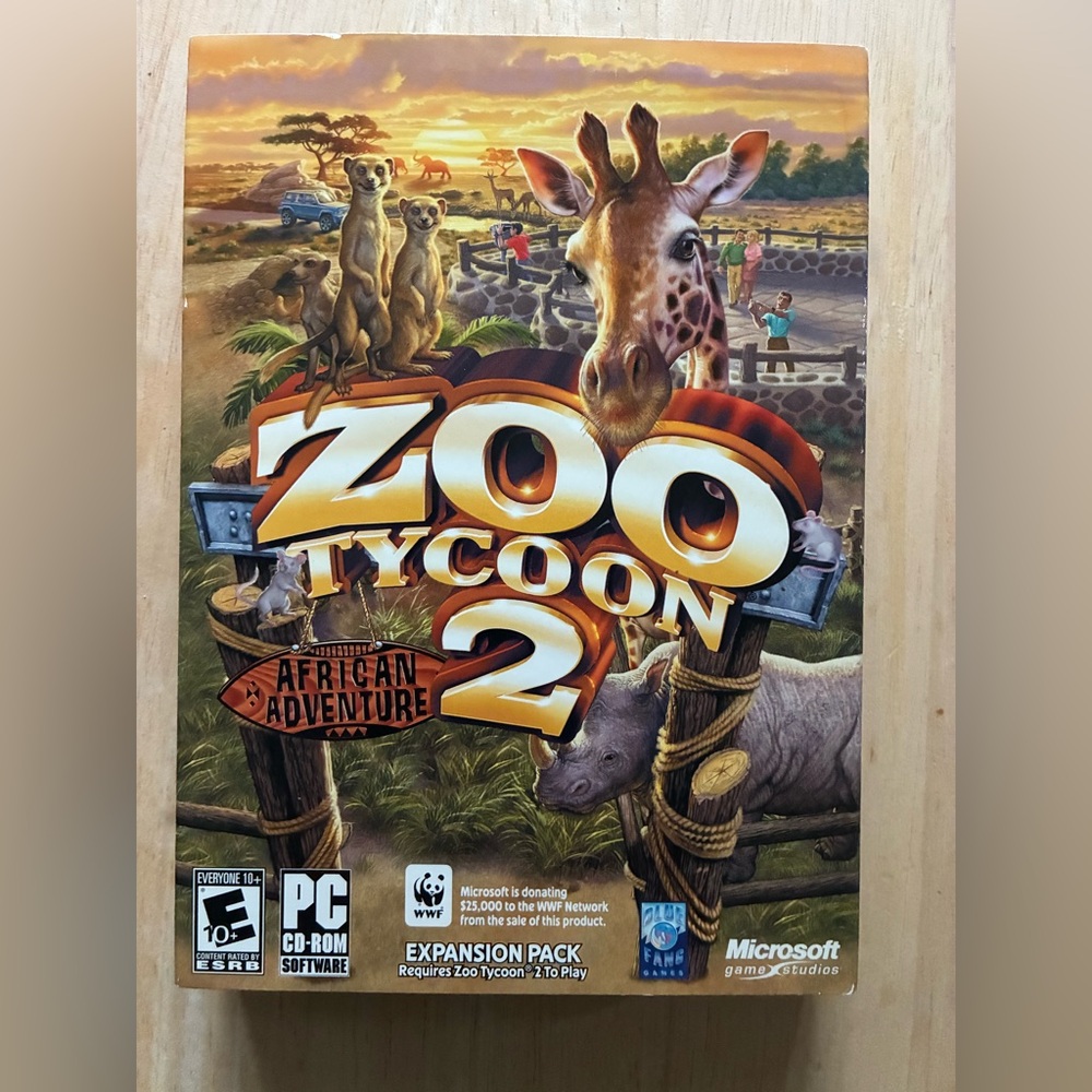 Zoo Tycoon 2 African Adventure Expansion Pack PC 2006 Microsoft